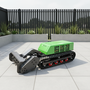 Professional Grade 64V <b>Battery</b> Powered Tracked Lawn Mower for Steep Slope Farming and Pasture Maintenance - Product Image 4