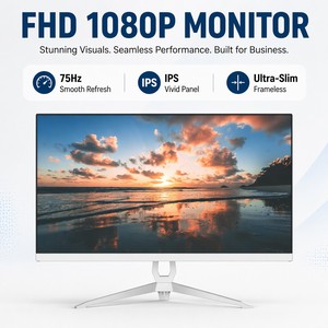 Moniteur de jeu <span class=keywords><strong>QLED</strong></span> 24 pouces <span class=keywords><strong>100Hz</strong></span>/165Hz 1ms, écran large 21:9, design sans cadre, moniteur PC professionnel pour l'e-sport - Product Image 2