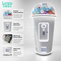 Distributeur de capsules de jouets Gacha de 75 mm et 100 mm, machine à monnayeur pour balles rebondissantes, bonbons à mâcher et grands jouets, machine à prix pour enfants