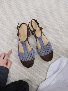 Handmade Woven Lace-up air Cushion Anti-slippery <b>Sandals</b> for Women Suitable for Spring Summer Casual Soft-soled Roman-style - Product Image 6