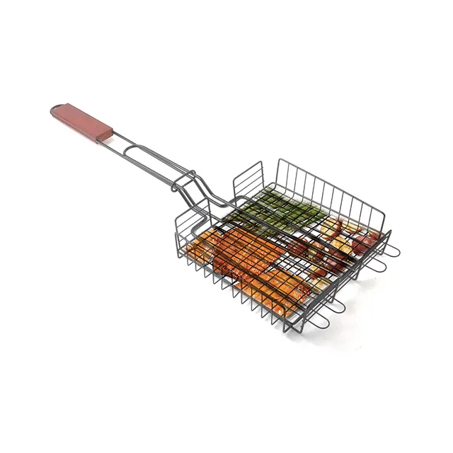 Barbecue Tools Wieder verwendbarer Antihaft-Draht Fisch grill korb Bbq Wire Mesh Grill Net