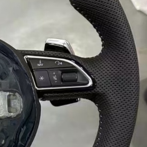 Disponible en Stock, Liberación Rápida para <span class=keywords><strong>Audi</strong></span> Q5 Q7 R8 TTRS C6 C7 S7 B8 B9 C8 A3 A4 A5 A7 A8 S4, Volante de Cuero para Automóvil, Accesorios para Automóvil - Product Image 3