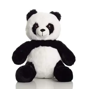 Boneco de pelúcia, panda, animal de pelúcia, preto e branco