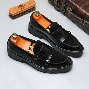 Nuevo Diseño, Zapatos de Vestir Cómodos y a la Moda para Otoño, Impermeables, Ligeros, de Color Puro, Estilo Slip-on, con Puntera de Cuero PU, para Oficina - Product Image 2