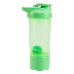 Garrafa de plástico personalizada, coquetelos de proteína, logotipo personalizado, academia eco amigável, garrafa de coqueteleira com bola de mistura - Product Image 2