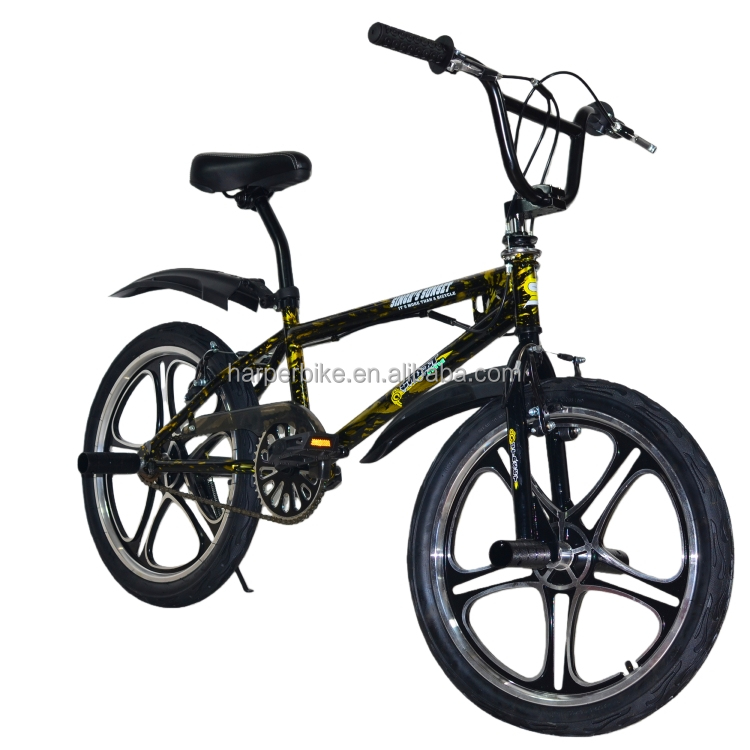 カラフルな20インチフリースタイルBMX自転車、アルミ一体型ホイール カラフルな20インチフリースタイルBMX自転車、アルミ一体型ホイール