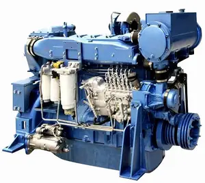 Weichai WD12 300hp mesin diesel gearbox laut