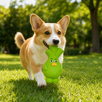 Jouet grinçant en latex pour chien, en forme d'oignon vert, jouet à mâcher pour nettoyer les dents des chiens de petite et moyenne taille