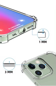 Coque arrière antichoc en TPU transparent cristallin de 1,5 mm pour S23/S22/S21/S20/<span class=keywords><strong>S10</strong></span>, design simple - Product Image 5