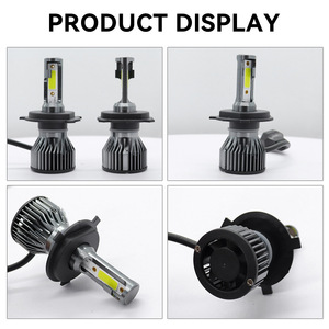 QideWin F2 Car <b>Led</b> <b>Headlight</b> H4 Cob 6000K White Light High Brightness For General Vehicles - Product Image 2