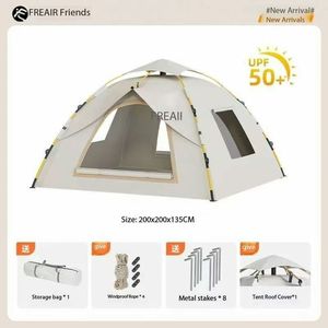 Oem Chất lượng cao 4 mùa 3-4 người Lều gia đình Windproof và không thấm nước ngay lập tức ngoài trời cắm trại lều làm bằng vải oxford - Product Image 3