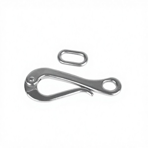 316 Stainless Steel Quick Release Hook Marine Hardware <b>Life</b> <b>Raft</b> Quick Hook Yacht Anchor with Plastic Rigging Material - Product Image 5