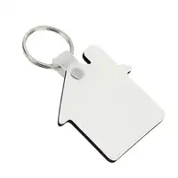 Wholesale Big Sale Warehouse Clearance Sublimation Blanks MDF Fam Round  House Square Heart Mom Dad Grad Keychain From m.