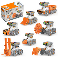 Kit de Robot Solar 14 en 1 para Niños, Ensamblaje DIY, 191 Piezas, Juguete Educativo STEM, Experimento Científico, Regalo de Construcción