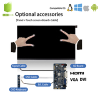 Layar LCD FHD BOE 13,3 inci DV133FHM-NN0 Panel Kontrol Sentuh Mesin Industri Modul LCD 13,3 Inci