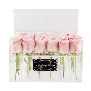 San Valentín de acrílico de lujo caja de embalaje para flores - Product Image 3