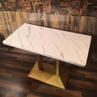 Vente directe du fabricant, table de restaurant en bois en gros, mobilier de restaurant, table pour 2-3 personnes, usage commercial