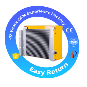 <strong>Carl</strong> Factory Direct Supply AH1417T 150L/min Aluminum Air Cooled Hydraulic Oil Cooler with 12V/24V/220V/380V Fan - Product Image 2