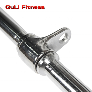 Guli Thiết Bị Tập Thể Dục Tại Nhà Thanh Kéo Uốn Cong Thanh Kéo Xuống Thanh Lát Phụ Kiện Gắn Máy Cáp Với Tay Cầm Cao Su - Product Image 5