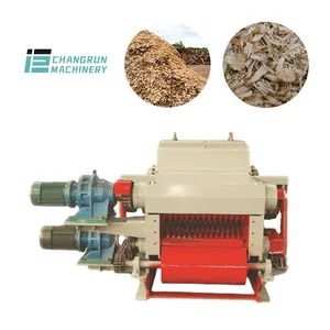 wood drum chipper electric wood chipper chipping wood machine tree branch drum chipper log chips equipment with ce