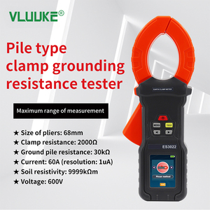 VLUUKE ES3022 <strong>Digital</strong> Insulation Resistance Meter Multi-Function Clamp Ground <strong>Tester</strong> (3/4 <strong>Wires</strong>) - Product Image 5