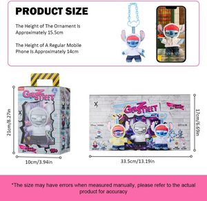 Lilo & Stitch GenZ <span class=keywords><strong>Street</strong></span> Series Blind Box - Statuetta in Vinile Casuale da Collezione, Confezione Originale, per Arredamento Casa Unisex - Product Image 4