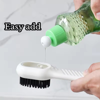 Brosse à Chaussures Polyvalente de Haute Qualité à Poils Doux avec Ajout Automatique de Liquide Outil de Nettoyage Domestique