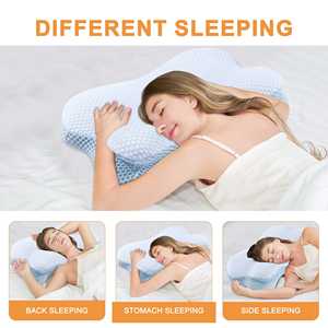 लिंडा P-092 हॉट सेलिंग गर्भाशय ग्रीवा संतरे ऑर्थोपेडिक मेमोरी फोम गर्दन दर्द तकिया - Product Image 5