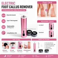 Ponceuse à ongles électrique rechargeable pour salon de beauté, stylo lime à pieds 14800 tr/min, éliminateur de callosités, pédicure, machine de soin des mains et des pieds en ABS