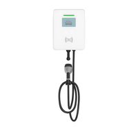 Chargeur de véhicule électrique CCS2 DC GCG 7kW-22kW Plug&Charge à connecteur unique, montage mural, socle avec certification OCPP pour stations de recharge de véhicules électriques