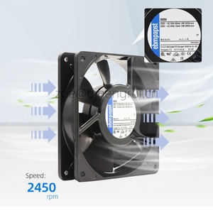 Ventilador Axial de Refrigeración Mecánico de Alta Temperatura ebmpapst 9956 12025 120*120*25mm 230V AC 14W 0.07A 12CM - Product Image 3