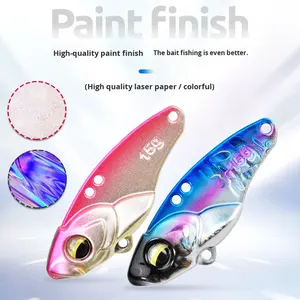 Señuelo Vibrador de Placa de Hierro con Escamas de Dragón, Cebo Artificial Duro con Anzuelos para Lubina de Boca Grande, Lanzamiento Largo, Equipo de Pesca de Río - Product Image 2