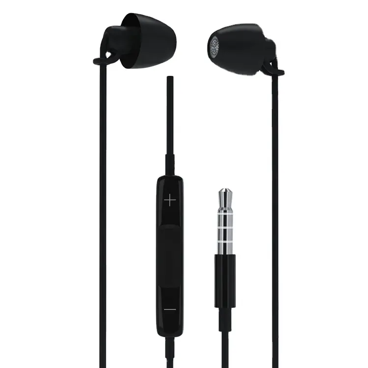 In Ear Bass Stereo Sleep Sleeping Headset Headphone Earphone With Mic Champ Volume Control For Iphone Samsung Gionee