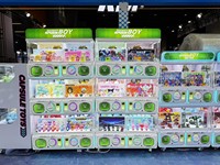 Distributeur de capsules à 6 unités, grande capacité de stockage, mécanisme de distribution stable, pour parcs d'attractions, commerces, usines, fourniture OEM
