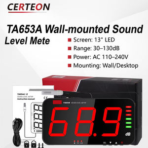 Настенный светодиодный шумомер с сигналом для дома бара класса Цифровой измеритель шума - Product Image 2