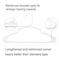 Cintres en plastique gris durables, best-sellers, légers et peu encombrants avec conception flexible pour la garde-robe