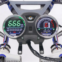 Speedometer Tachometer Digital LED Voltmeter Yamaha GT125 Kompatibel Terbaru dengan Bahan Plastik