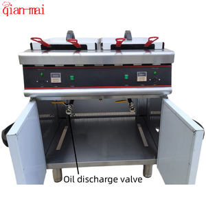 Freidora Eléctrica Comercial de Acero Inoxidable de Dos Tanques y Cuatro Cestas, 26L, para Restaurantes de <span class=keywords><strong>Papas</strong></span> Fritas, Pescado, Donuts, Pollo KFC - Product Image 5