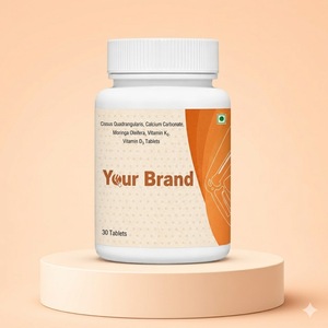 Comprimés à base de plantes pour la force osseuse avec Cissus Quadrangularis, Carbonate de Calcium et Moringa pour le soutien articulaire - Product Image 3