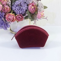 Pochette à bijoux en velours anti-poussière avec fermeture éclair Talent Gift 6,5x4x9cm