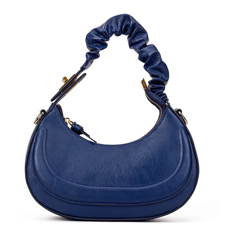 latest design ladies purse 2023 blue shoulder bag factory price latest design ladies purse