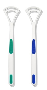 Grattoir en plastique de haute qualité en gros en ligne sur la tête nettoyeur de langue arrière - Product Image 2