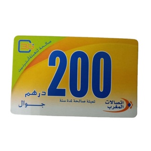 Custom PINs & Values Personalized Mobile Refill Cards Top-up Cards for <b>Telecommunications</b> Operator and Retail Distribution - Product Image 1