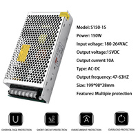 Alimentation électrique à découpage AC/DC intelligente MZMW 5v 12v 15v 24v 36v 10a 12.5a 30a 150W pour équipement LED et vidéosurveillance