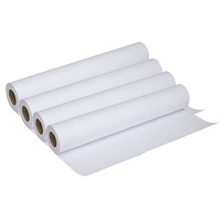 Rollo de Papel para Ploter CAD de 20 lb, 80 g/m², para Diseño Arquitectónico y Dibujo de Ingeniería, 914 mm x 50 m