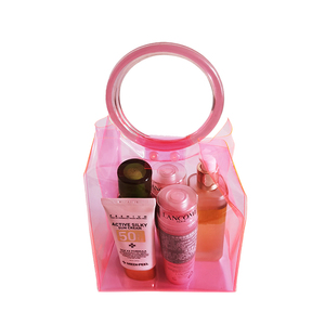 Il più nuovo braccialetto da polso pochette in PVC borsa <span class=keywords><strong>O</strong></span> cerchio braccialetto borsa da donna Mini borsa da polso in PVC trasparente - Product Image 4