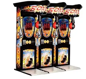 Hot sale electronic coin operated ultimate big boxing punch arcade game machine card payment for sale