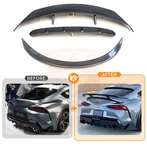 Для <span class=keywords><strong>Toyota</strong></span> <span class=keywords><strong>Supra</strong></span> 2019-2021: Комплект обвеса в стиле AG, карбоновый задний спойлер, крыло на крышу, «утиный хвост», автозапчасти - Product Image 2