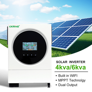 Vente en gros - Promotion : Onduleur solaire hors réseau 6KW 6000W à double sortie 220V 230V avec contrôleur de charge MPPT 48V 51.2V et dispositif Wi-Fi intégré - Product Image 1