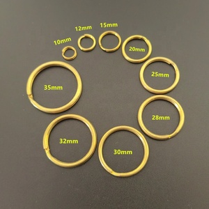 Rắn Brass Chia Vòng Chìa Khóa Kim Loại Móc Chìa Khóa Phần Kết Nối Nhẫn 15Mm 20Mm 25Mm 28Mm 30Mm 35Mm 38Mm - Product Image 3